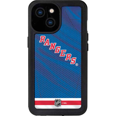 NHL New York Rangers Home Jersey iPhone 15 Waterproof Case